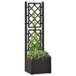 vidaXL Letto Rialzato da Giardino Graticcio e Irrigazione Antracite vidaXL Letto Rialzato da Giardino Graticcio e Irrigazione Antracite