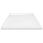 vidaXL Piatto Doccia con Superficie Puntinata Bianco 80x100x4cm in ABS vidaXL Piatto Doccia con Superficie Puntinata Bianco 80x100x4cm in ABS