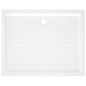 vidaXL Piatto Doccia con Superficie Puntinata Bianco 80x100x4cm in ABS vidaXL Piatto Doccia con Superficie Puntinata Bianco 80x100x4cm in ABS