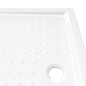 vidaXL Piatto Doccia con Superficie Puntinata Bianco 80x100x4cm in ABS vidaXL Piatto Doccia con Superficie Puntinata Bianco 80x100x4cm in ABS