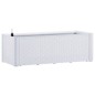 vidaXL Letto Rialzato da Giardino con Sistema Irrigazione Bianco vidaXL Letto Rialzato da Giardino con Sistema Irrigazione Bianco