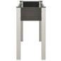 vidaXL Fioriera Rialzata da Giardino 125x40x75 cm in WPC Grigio vidaXL Fioriera Rialzata da Giardino 125x40x75 cm in WPC Grigio