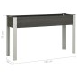 vidaXL Fioriera Rialzata da Giardino 125x40x75 cm in WPC Grigio vidaXL Fioriera Rialzata da Giardino 125x40x75 cm in WPC Grigio