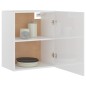 vidaXL Armadi Sospesi 2 pz Bianco Lucido 50x31x60 cm in Truciolato vidaXL Armadi Sospesi 2 pz Bianco Lucido 50x31x60 cm in Truciolato