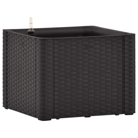 vidaXL Letto Rialzato Giardino con Irrigazione Antracite 43x43x33 cm