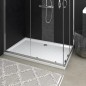 vidaXL Piatto Doccia con Superficie Puntinata Bianco 80x120x4cm ABS vidaXL Piatto Doccia con Superficie Puntinata Bianco 80x120x4cm ABS