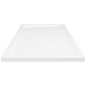 vidaXL Piatto Doccia con Superficie Puntinata Bianco 80x120x4cm ABS vidaXL Piatto Doccia con Superficie Puntinata Bianco 80x120x4cm ABS