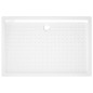 vidaXL Piatto Doccia con Superficie Puntinata Bianco 80x120x4cm ABS vidaXL Piatto Doccia con Superficie Puntinata Bianco 80x120x4cm ABS