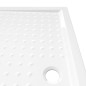 vidaXL Piatto Doccia con Superficie Puntinata Bianco 80x120x4cm ABS vidaXL Piatto Doccia con Superficie Puntinata Bianco 80x120x4cm ABS