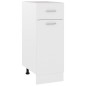 vidaXL Armadio con Cassetto Bianco 30x46x81,5 cm in Legno Multistrato vidaXL Armadio con Cassetto Bianco 30x46x81,5 cm in Legno Multistrato