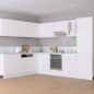 vidaXL Armadio con Cassetto Bianco 30x46x81,5 cm in Legno Multistrato vidaXL Armadio con Cassetto Bianco 30x46x81,5 cm in Legno Multistrato