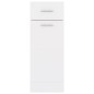 vidaXL Armadio con Cassetto Bianco 30x46x81,5 cm in Legno Multistrato vidaXL Armadio con Cassetto Bianco 30x46x81,5 cm in Legno Multistrato