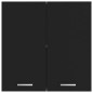 vidaXL Armadio Sospeso Nero 60x31x60 cm in Truciolato vidaXL Armadio Sospeso Nero 60x31x60 cm in Truciolato