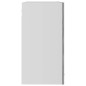 vidaXL Armadio Sospeso con Vetro Grigio Cemento 80x31x60 cm Truciolato vidaXL Armadio Sospeso con Vetro Grigio Cemento 80x31x60 cm Truciolato