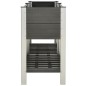 vidaXL Fioriera Rialzata Giardino con Ripiano 175x50x90 cm WPC Grigio vidaXL Fioriera Rialzata Giardino con Ripiano 175x50x90 cm WPC Grigio