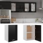 vidaXL Armadio Sospeso Nero Lucido 39,5x31x60 cm in Truciolato vidaXL Armadio Sospeso Nero Lucido 39,5x31x60 cm in Truciolato