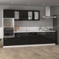 vidaXL Armadio Sospeso Nero Lucido 39,5x31x60 cm in Truciolato vidaXL Armadio Sospeso Nero Lucido 39,5x31x60 cm in Truciolato