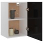 vidaXL Armadio Sospeso Nero Lucido 39,5x31x60 cm in Truciolato vidaXL Armadio Sospeso Nero Lucido 39,5x31x60 cm in Truciolato