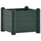 vidaXL Letto Rialzato da Giardino in PP Verde 43x43x35 cm vidaXL Letto Rialzato da Giardino in PP Verde 43x43x35 cm