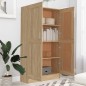 vidaXL Libreria Rovere Sonoma 82,5x30,5x150 cm in Truciolato