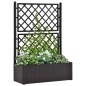 vidaXL Letto Rialzato da Giardino Graticcio e Irrigazione Antracite vidaXL Letto Rialzato da Giardino Graticcio e Irrigazione Antracite