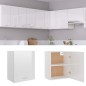 vidaXL Armadio Sospeso Bianco Lucido 50x31x60 cm in Truciolato vidaXL Armadio Sospeso Bianco Lucido 50x31x60 cm in Truciolato