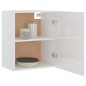 vidaXL Armadio Sospeso Bianco Lucido 50x31x60 cm in Truciolato vidaXL Armadio Sospeso Bianco Lucido 50x31x60 cm in Truciolato
