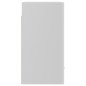 vidaXL Armadio Sospeso Bianco Lucido 50x31x60 cm in Truciolato vidaXL Armadio Sospeso Bianco Lucido 50x31x60 cm in Truciolato