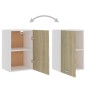 vidaXL Armadio Sospeso Rovere Sonoma 39,5x31x60 cm in Truciolato vidaXL Armadio Sospeso Rovere Sonoma 39,5x31x60 cm in Truciolato