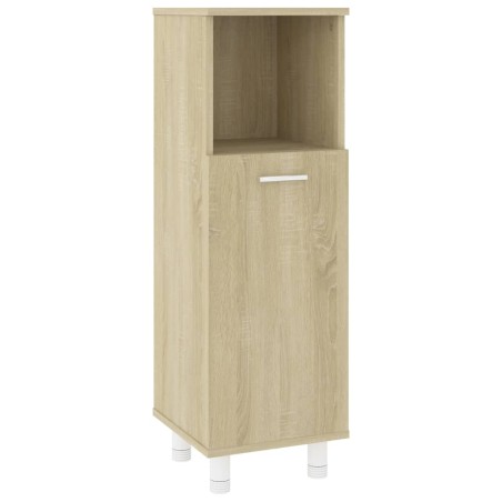 vidaXL Armadio da Bagno Rovere Sonoma 30x30x95 cm in Truciolato