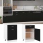 vidaXL Armadio con Cassetto Nero 50x46x81,5 cm in Truciolato vidaXL Armadio con Cassetto Nero 50x46x81,5 cm in Truciolato