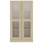 vidaXL Armadietto Vetrina Rovere Sonoma 82,5x30,5x150 cm Multistrato vidaXL Armadietto Vetrina Rovere Sonoma 82,5x30,5x150 cm Multistrato
