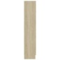 vidaXL Armadietto Vetrina Rovere Sonoma 82,5x30,5x150 cm Multistrato vidaXL Armadietto Vetrina Rovere Sonoma 82,5x30,5x150 cm Multistrato