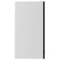 vidaXL Armadio Sospeso con Vetro Nero Lucido 60x31x60 cm in Truciolato vidaXL Armadio Sospeso con Vetro Nero Lucido 60x31x60 cm in Truciolato