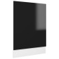 vidaXL Pannello Lavastoviglie Nero Lucido 45x3x67 cm in Truciolato vidaXL Pannello Lavastoviglie Nero Lucido 45x3x67 cm in Truciolato