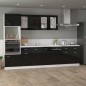 vidaXL Pannello Lavastoviglie Nero Lucido 45x3x67 cm in Truciolato vidaXL Pannello Lavastoviglie Nero Lucido 45x3x67 cm in Truciolato