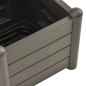 vidaXL Fioriera da Giardino con Graticcio 43x43x142 cm PP Antracite 