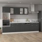 vidaXL Pannello Lavastoviglie Grigio 45x3x67 cm Truciolato vidaXL Pannello Lavastoviglie Grigio 45x3x67 cm Truciolato