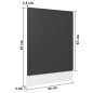 vidaXL Pannello Lavastoviglie Grigio 45x3x67 cm Truciolato vidaXL Pannello Lavastoviglie Grigio 45x3x67 cm Truciolato