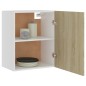 vidaXL Armadi Sospesi 2 pz Rovere Sonoma 50x31x60 cm in Truciolato vidaXL Armadi Sospesi 2 pz Rovere Sonoma 50x31x60 cm in Truciolato