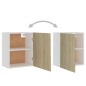 vidaXL Armadi Sospesi 2 pz Rovere Sonoma 50x31x60 cm in Truciolato vidaXL Armadi Sospesi 2 pz Rovere Sonoma 50x31x60 cm in Truciolato