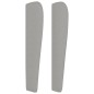 Testiera ad Orecchio Grigio Chiaro 103x23x118/128 cm in Tessuto Testiera ad Orecchio Grigio Chiaro 103x23x118/128 cm in Tessuto