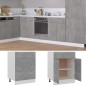 vidaXL Armadio con Cassetto Grigio Cemento 60x46x81,5 cm in Truciolato vidaXL Armadio con Cassetto Grigio Cemento 60x46x81,5 cm in Truciolato