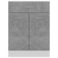 vidaXL Armadio con Cassetto Grigio Cemento 60x46x81,5 cm in Truciolato vidaXL Armadio con Cassetto Grigio Cemento 60x46x81,5 cm in Truciolato