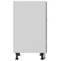 vidaXL Armadio con Cassetto Grigio Cemento 60x46x81,5 cm in Truciolato vidaXL Armadio con Cassetto Grigio Cemento 60x46x81,5 cm in Truciolato