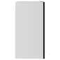 vidaXL Armadio Sospeso con Vetro Nero 80x31x60 cm in Truciolato vidaXL Armadio Sospeso con Vetro Nero 80x31x60 cm in Truciolato