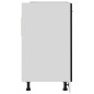 vidaXL Armadio Inferiore per Lavabo Nero 80x46x81,5 cm in Truciolato