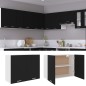vidaXL Armadio Sospeso Nero 80x31x60 cm in Truciolato vidaXL Armadio Sospeso Nero 80x31x60 cm in Truciolato