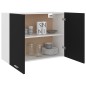 vidaXL Armadio Sospeso Nero 80x31x60 cm in Truciolato vidaXL Armadio Sospeso Nero 80x31x60 cm in Truciolato