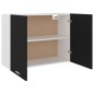 vidaXL Armadio Sospeso Nero 80x31x60 cm in Truciolato vidaXL Armadio Sospeso Nero 80x31x60 cm in Truciolato